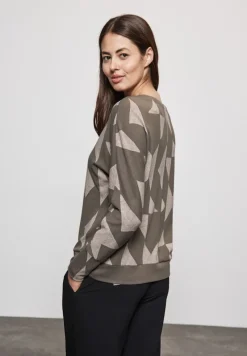 Street One Shirts*Jaquard-Shirt rich mocha