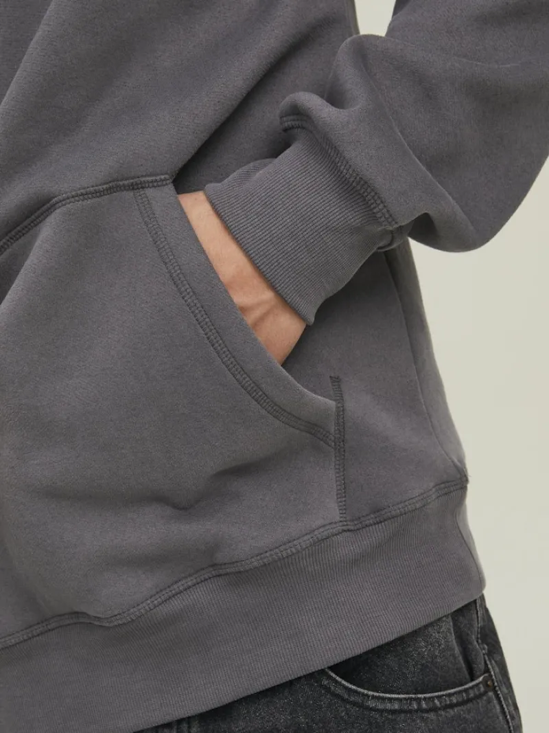 Jack & Jones Pullover & Sweatshirts*JCOCLASSIC WAFFLE SWEAT HOOD NOOS Asphalt