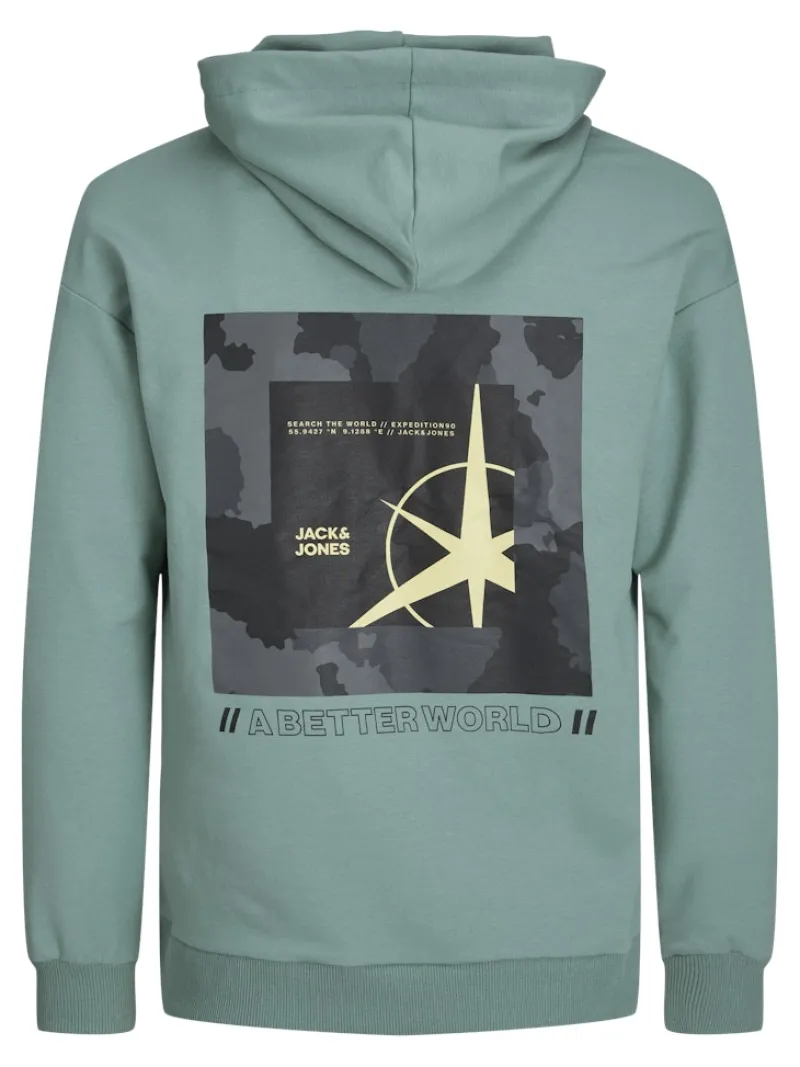 Jack & Jones Pullover & Sweatshirts*JCOFILO SWEAT HOOD SN trellis