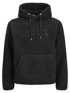 Jack & Jones Pullover & Sweatshirts*JCOFLARE TEDDY SWEAT HOOD Black