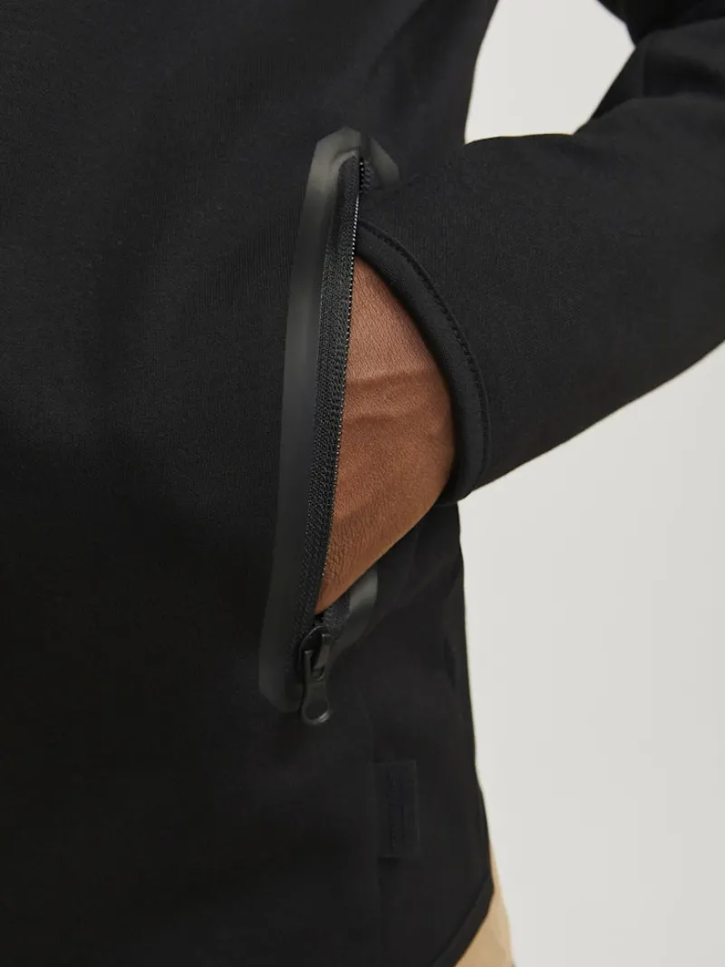 Jack & Jones Pullover & Sweatshirts*JCOFUSION SWEAT ZIP HOOD NOOS Black
