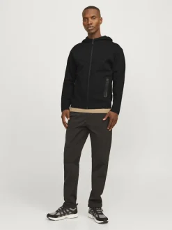 Jack & Jones Pullover & Sweatshirts*JCOFUSION SWEAT ZIP HOOD NOOS Black