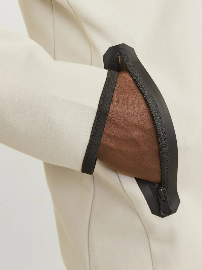 Jack & Jones Pullover & Sweatshirts*JCOFUSION SWEAT ZIP HOOD NOOS moonbeam