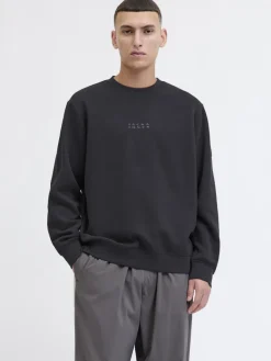 Jack & Jones Pullover & Sweatshirts*JCOPOINT SWEAT BADGE CREW NECK BF Black