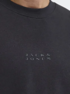 Jack & Jones Pullover & Sweatshirts*JCOPOINT SWEAT BADGE CREW NECK BF Black