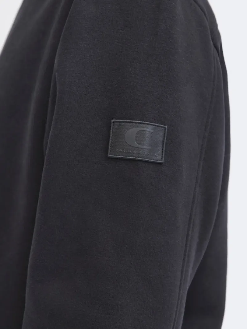 Jack & Jones Pullover & Sweatshirts*JCOPOINT SWEAT BADGE CREW NECK BF Black