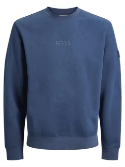 Jack & Jones Pullover & Sweatshirts*JCOPOINT SWEAT BADGE CREW NECK BF titan
