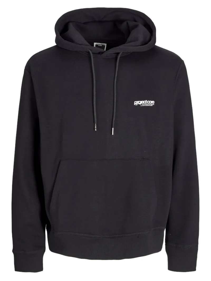 Jack & Jones Pullover & Sweatshirts*JCOUNION PRINT SWEAT HOOD NOOS Black