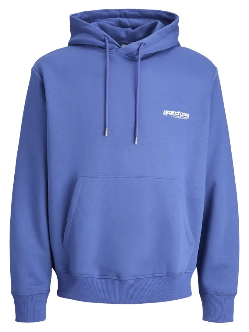 Jack & Jones Pullover & Sweatshirts*JCOUNION PRINT SWEAT HOOD NOOS Beaucoup Blue