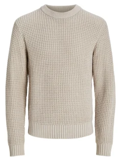 Jack & Jones Pullover & Sweatshirts*JCOZION KNIT CREW NECK BF moonbeam