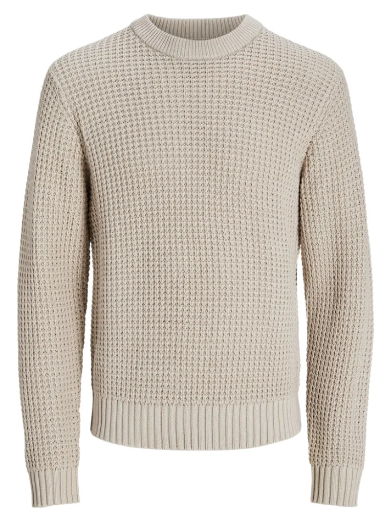 Jack & Jones Pullover & Sweatshirts*JCOZION KNIT CREW NECK BF moonbeam