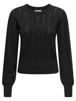 JDY Pullover & Sweatshirts*BEAUTY L/S GLITTER PULLOVER KNT Black