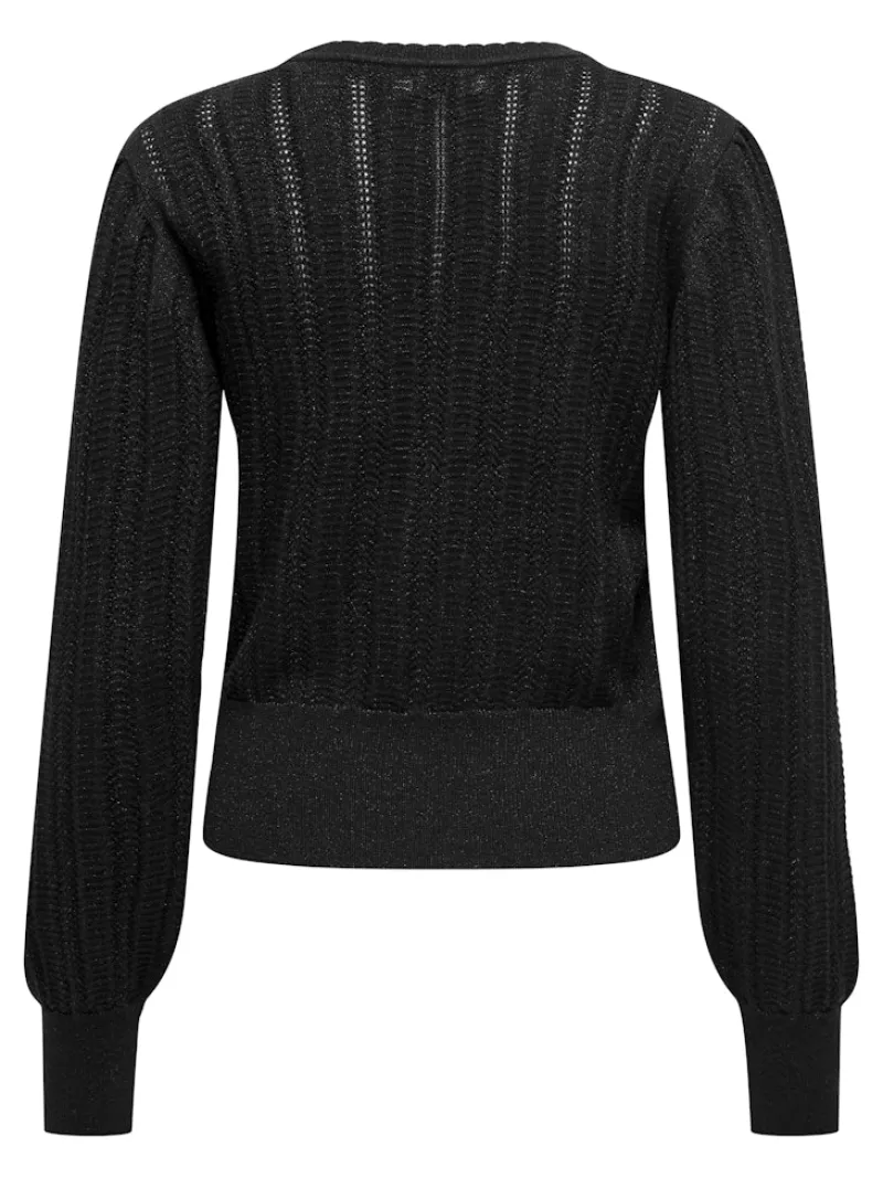 JDY Pullover & Sweatshirts*BEAUTY L/S GLITTER PULLOVER KNT Black