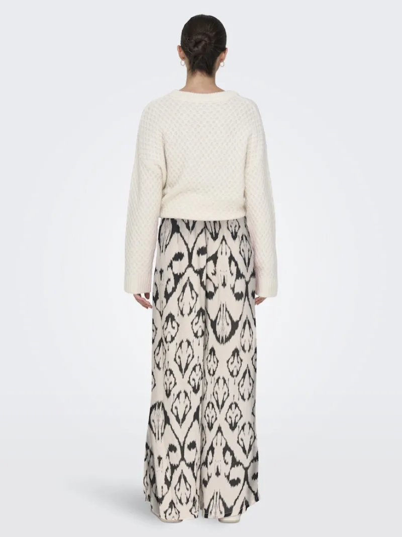 JDY Hosen*BREE LIFE MW WIDE PANT WVN Cement