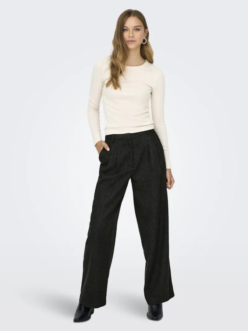 JDY Hosen*CHARLY HW WIDE PANT PNT NOOS Black