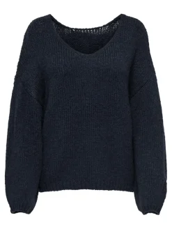 JDY Pullover & Sweatshirts*DINEA L/S REVERSIBLE PULLOV. KNT NOOS Total Eclipse