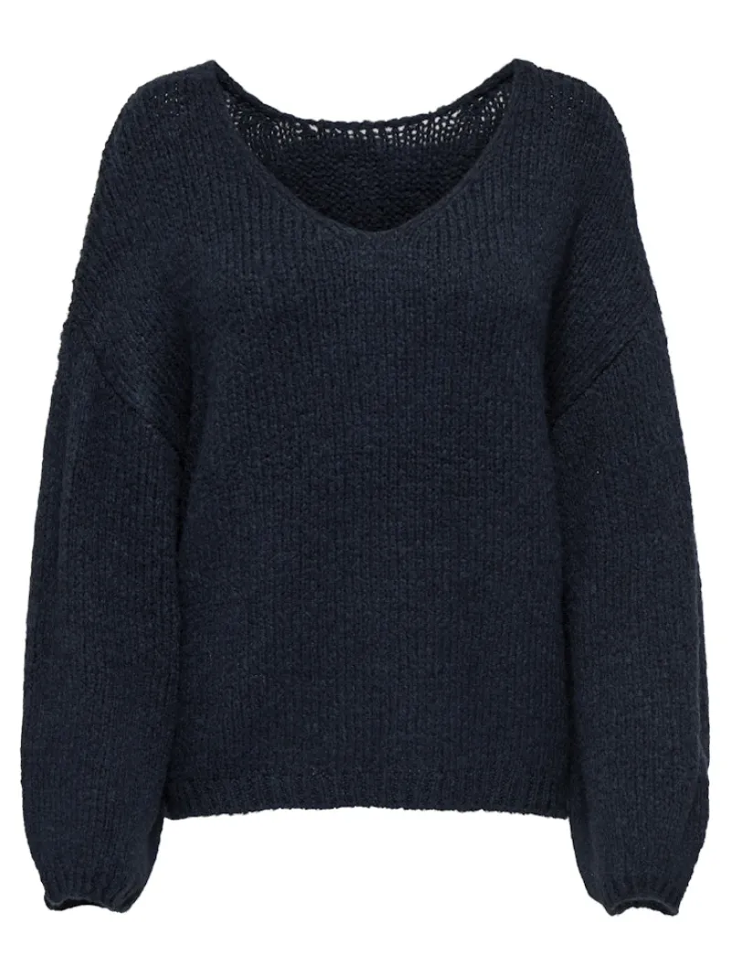 JDY Pullover & Sweatshirts*DINEA L/S REVERSIBLE PULLOV. KNT NOOS Total Eclipse