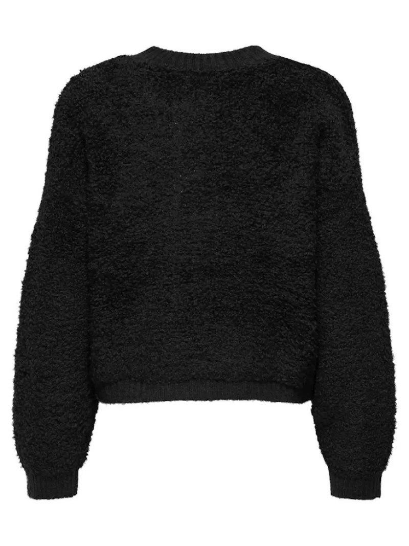 JDY Pullover & Sweatshirts*EIRA LIFE L/S ONECK CARDIGAN KNT NOOS Black