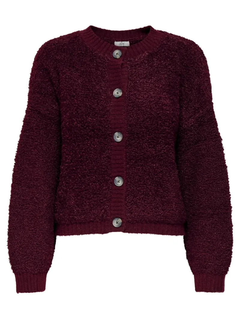 JDY Pullover & Sweatshirts*EIRA LIFE L/S ONECK CARDIGAN KNT NOOS cabernet
