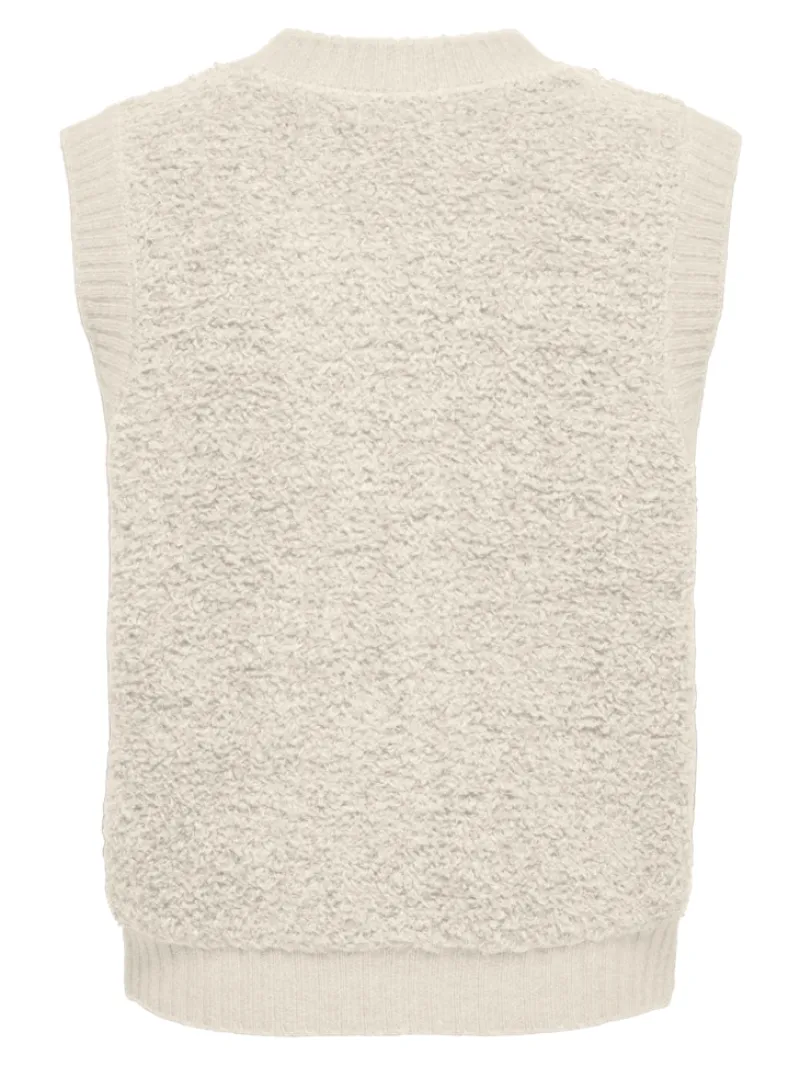 JDY Pullover & Sweatshirts*EIRA LIFE S/L ON BUTTON VEST KNT NOOS birch