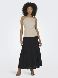 JDY Röcke*ESME LIFE HW MIDI SKIRT WVN Black
