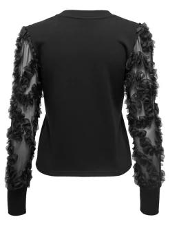 JDY Pullover & Sweatshirts*FAIRVIEW LIFE L/S SWEAT JRS NOOS Black