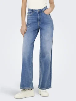 JDY Jeans*FELINA-FINA HW WIDE MED BLUE DNM NOOS Medium Blue Denim
