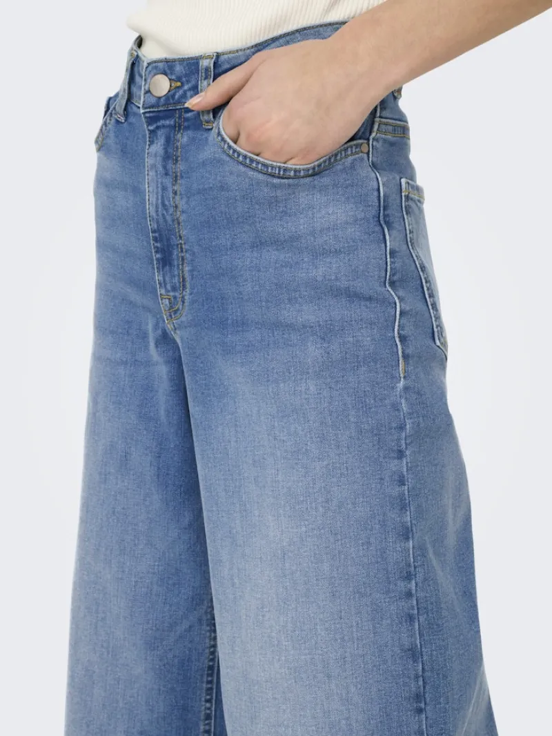 JDY Jeans*FELINA-FINA HW WIDE MED BLUE DNM NOOS Medium Blue Denim