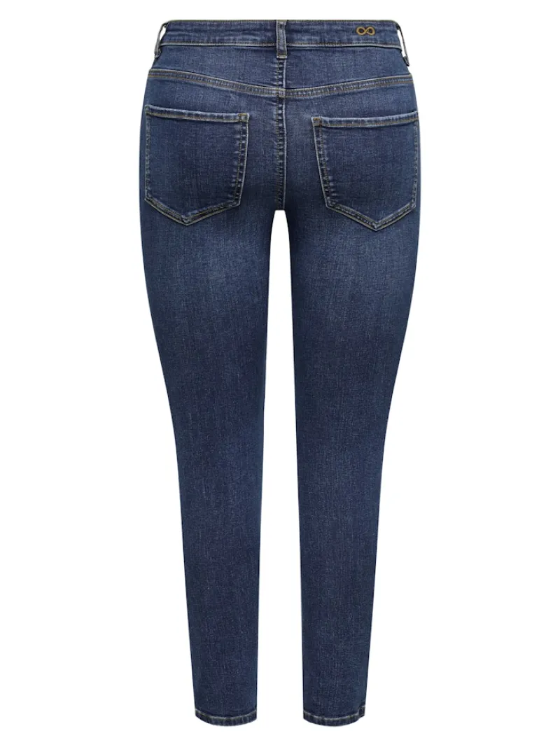 JDY Jeans*FINA MW SKINNY ANK JNS DB NOOS DNM Dark Blue Denim