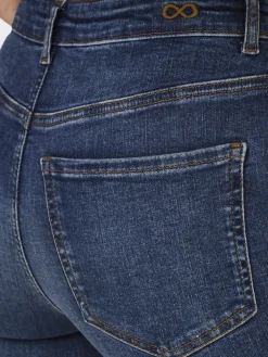 JDY Jeans*FINA MW SKINNY ANK JNS DB NOOS DNM Dark Blue Denim