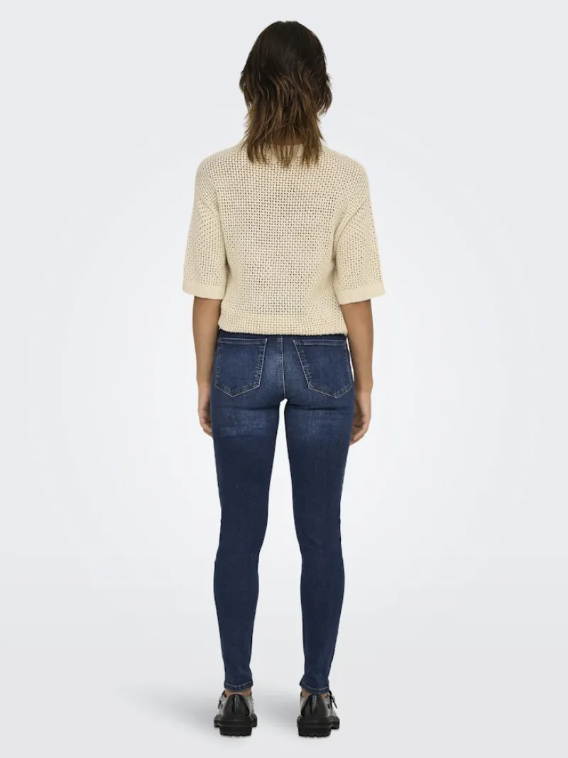 JDY Jeans*FINA MW SKINNY ANK JNS DB NOOS DNM Dark Blue Denim