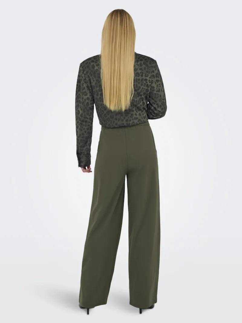 JDY Hosen*GEGGO LIFE BELT PANT JRS NOOS Black Olive