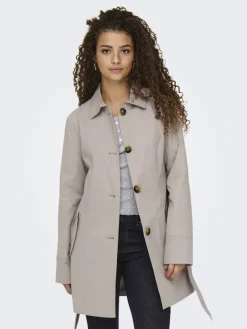 JDY Jacken*ISADORA LIFE TRENCHCOAT OTW HAB NOOS Chateau Gray