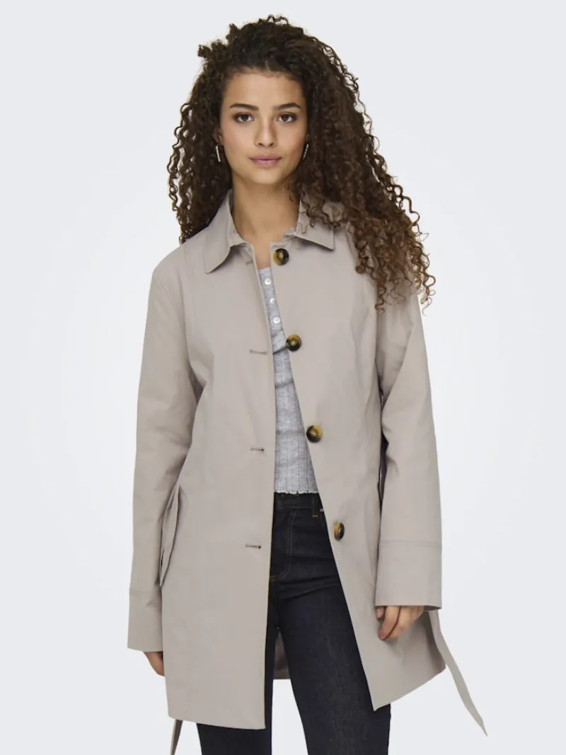 JDY Jacken*ISADORA LIFE TRENCHCOAT OTW HAB NOOS Chateau Gray