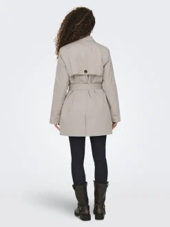 JDY Jacken*ISADORA LIFE TRENCHCOAT OTW HAB NOOS Chateau Gray