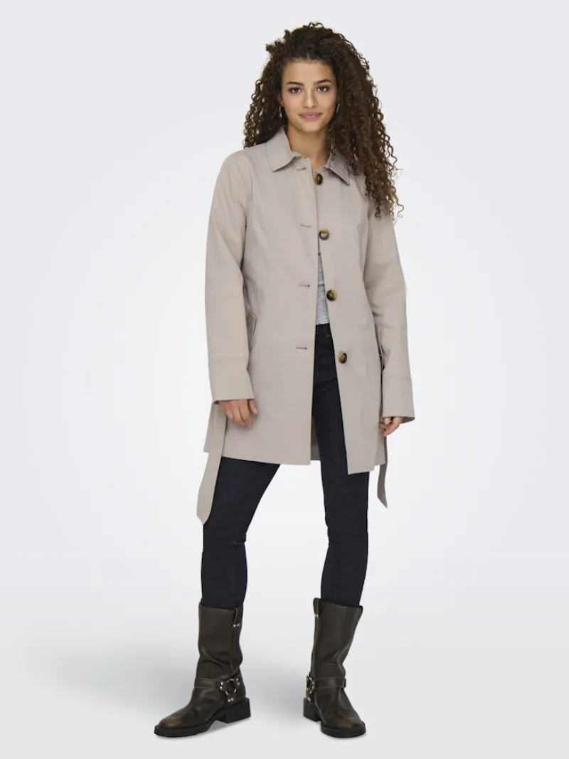 JDY Jacken*ISADORA LIFE TRENCHCOAT OTW HAB NOOS Chateau Gray