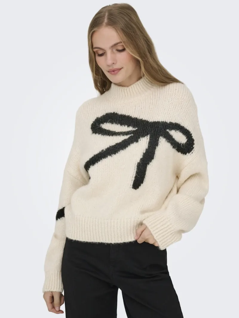 JDY Pullover & Sweatshirts*KILIAN L/S HN JACQUARD PULLOVER KNT Whitecap Gray