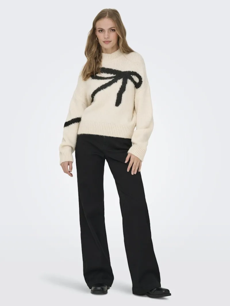 JDY Pullover & Sweatshirts*KILIAN L/S HN JACQUARD PULLOVER KNT Whitecap Gray