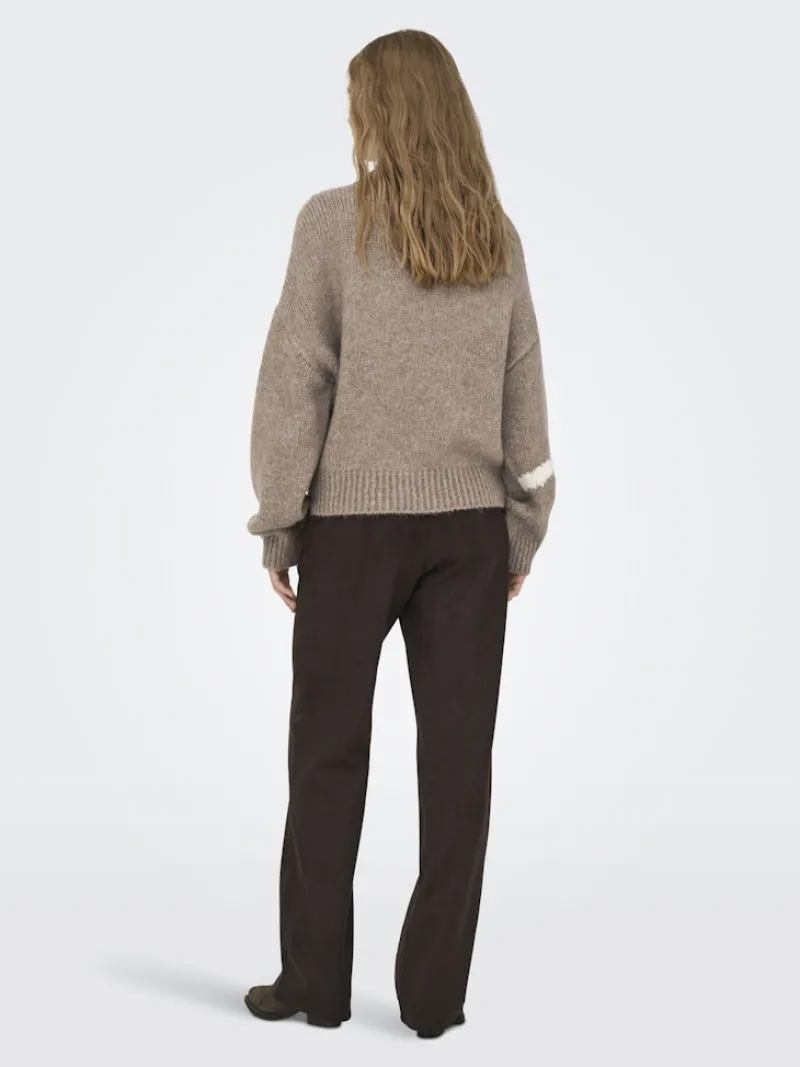 JDY Pullover & Sweatshirts*KILIAN L/S HN JACQUARD PULLOVER KNT Fossil