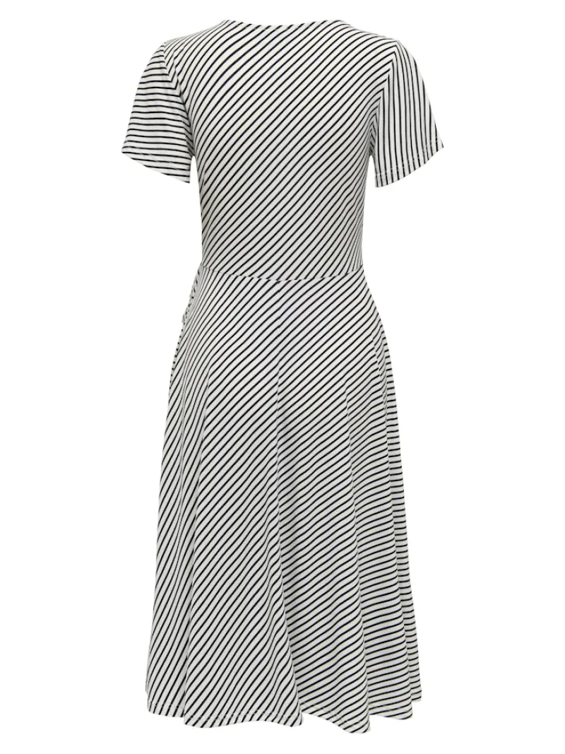 JDY Kleider*KIRKBY S/S WRAP DRESS JRS tapioca
