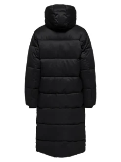 JDY Jacken*MAJA LONG PADDED JACKET OTW YFM NOOS Black