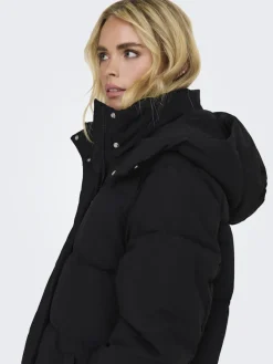 JDY Jacken*MAJA LONG PADDED JACKET OTW YFM NOOS Black
