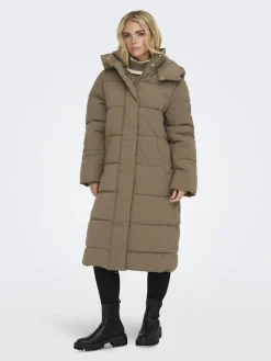JDY Jacken*MAJA LONG PADDED JACKET OTW YFM NOOS shitake