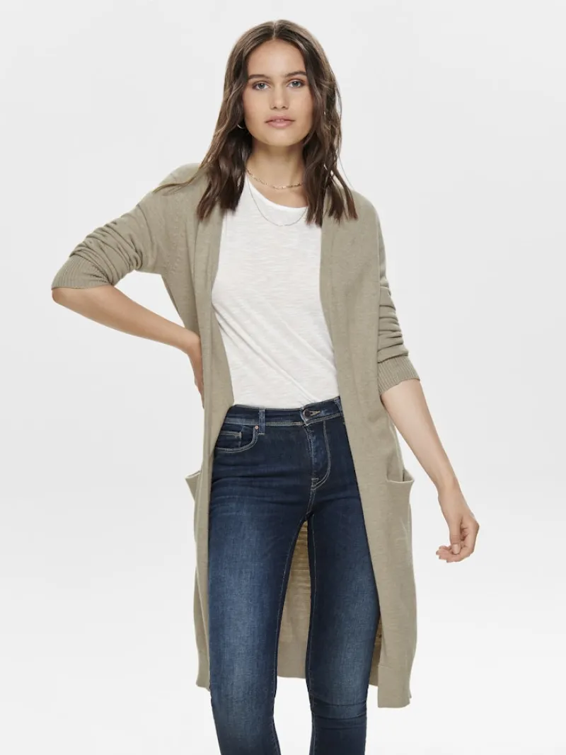 JDY Pullover & Sweatshirts*MARCO L/S LONG CARDIGAN KNT NOOS Beige