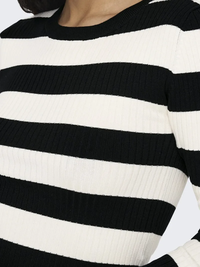 JDY Pullover & Sweatshirts*PLUM L/S O-NECK PULLOVER KNT NOOS Black