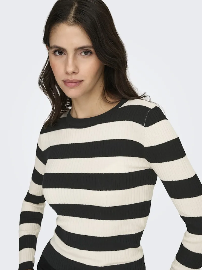 JDY Pullover & Sweatshirts*PLUM L/S O-NECK PULLOVER KNT NOOS Black