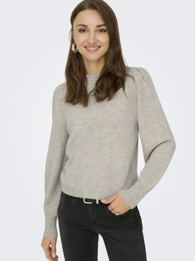 JDY Pullover & Sweatshirts*RUE LIFE L/S PULLOVER KNT NOOS Chateau Gray