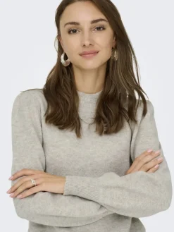 JDY Pullover & Sweatshirts*RUE LIFE L/S PULLOVER KNT NOOS Chateau Gray