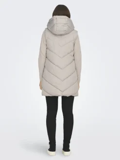 JDY Westen*SKYLAR LIFE HOOD WAISTCOAT OTW NOOS Chateau Gray