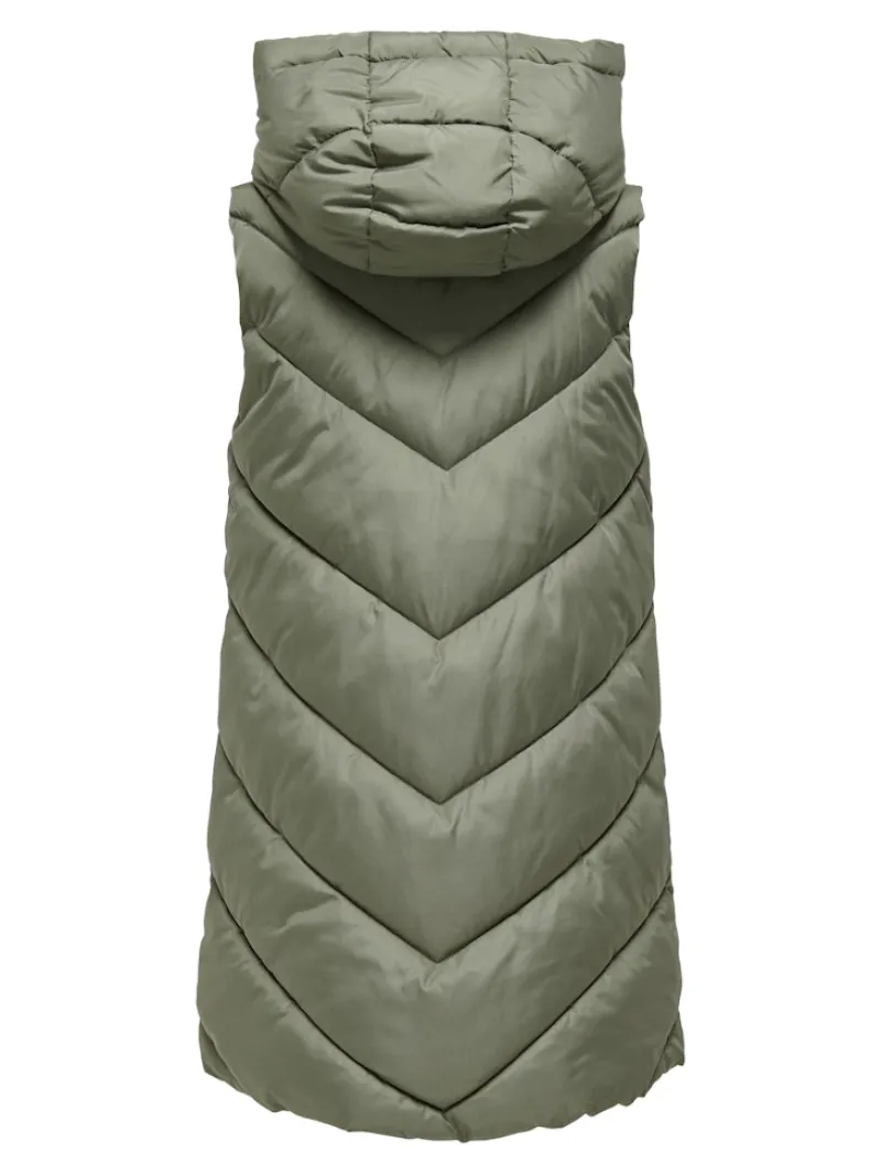 JDY Westen*SKYLAR LIFE HOOD WAISTCOAT OTW NOOS vetiver